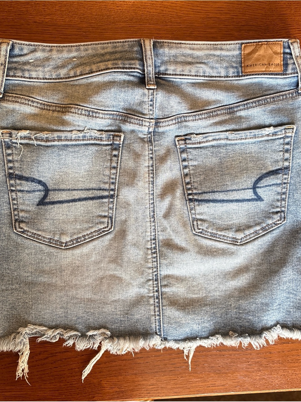 American Eagle Outfitters Light Blue Denim Jeans - Super Stretch - Picture 6 of 8